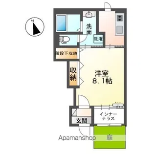 プリート江南【1階】の間取り