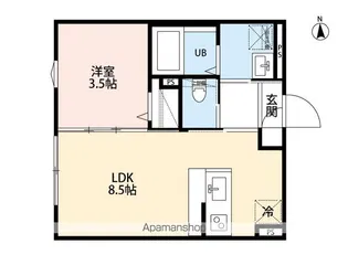 ROBOT HOME 東綾瀬【3階】の間取り