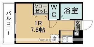 デリジェンス泉中央【101号室】の間取り