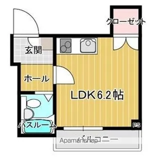 メリディアンオフィス柏木【2階】の間取り