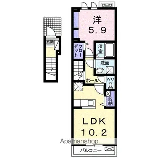 グランツ【2階】の間取り