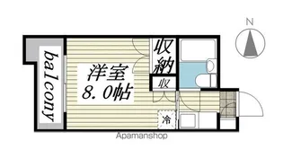 メゾン・ド・エルヴェ【318号室】の間取り