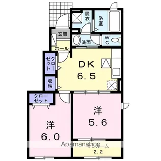 ウィンクルム【1階】の間取り
