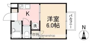 エヴァグリーンⅡ【202号室】の間取り