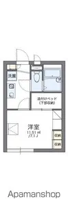 レオパレスデュオ K&I【2階】の間取り