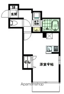 ハウゼ代沢【102号室】の間取り