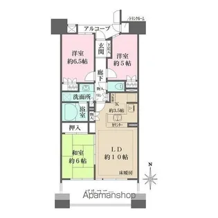 栄アインスタワー【4階】の間取り