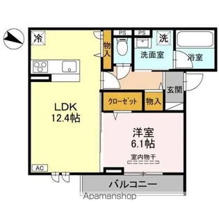 プリュニエ【2階】の間取り