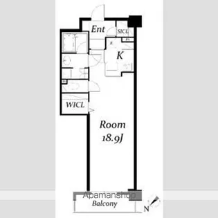 ロイヤルパークス千種【504号室】の間取り