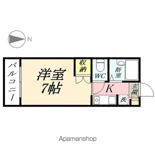 プリ・メゾン岡山津倉【102号室】の間取り