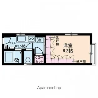 東新小岩パールハイツ【2階】の間取り
