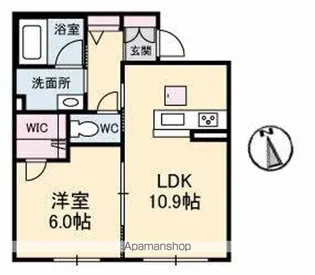 プロヌーブ林町【2階】の間取り