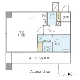 北品川アパートメント【5階】の間取り