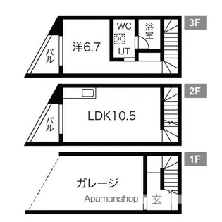 ダスクコート【5号室】の間取り