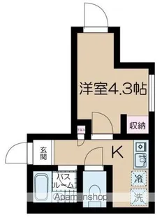 東京都中野区本町3丁目【マンション】の間取り