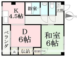 MKマンション大島【703号室】の間取り