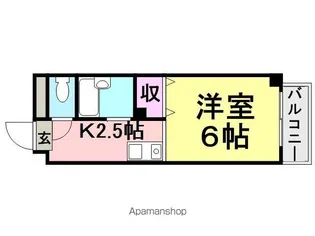 立花アスペンハウス【5階】の間取り