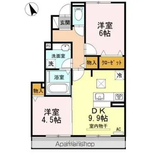 パークハウス常滑 A棟【1階】の間取り