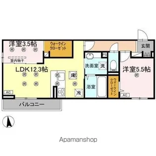 フジコH【1階】の間取り