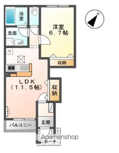 スターテラス【1階】の間取り