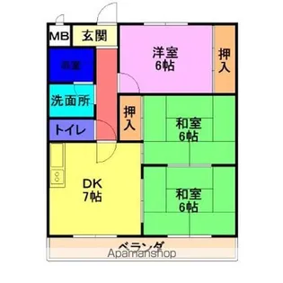 エステートサカイ【2階】の間取り