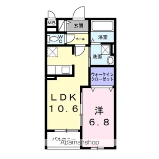 ヴェールフォンセ【2階】の間取り