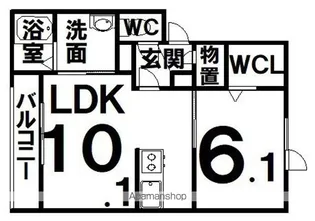 EAGLEⅩ【1階】の間取り