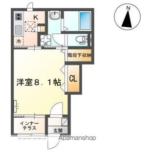 プランドール【1階】の間取り