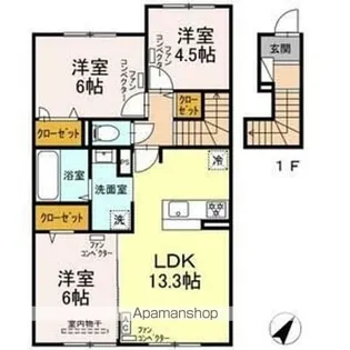 ノルド北柏木 Ⅱ【2階】の間取り