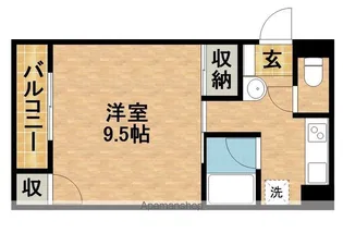 アベニュー山下【5階】の間取り