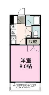 ハイムタミヤ曲金【311号室】の間取り