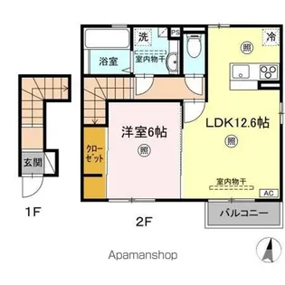 グラン・コンフォール しらびそ【2階】の間取り