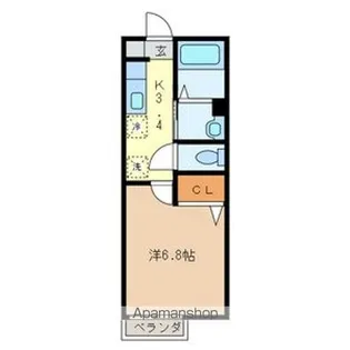 栗原ハイツA【104号室号室】の間取り