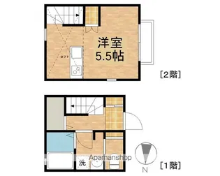 ベルビュー草加【101号室】の間取り