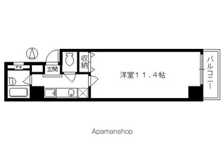 SAWARABIハイッテン【602号室】の間取り