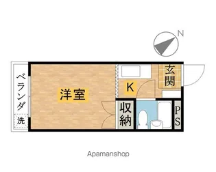 サンアベニュー滝山【3階】の間取り