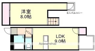 アルファムーンリョーツー【2階】の間取り