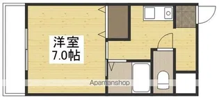 5THハイツナオイ【205号室】の間取り