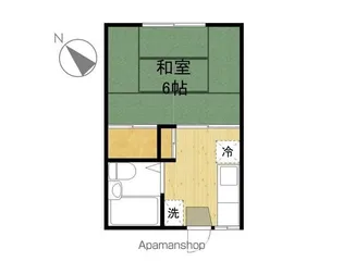 シルクハイツ【1階】の間取り