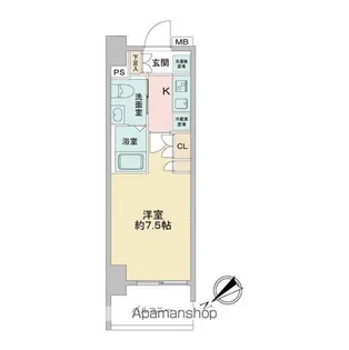 LA DOUCEURお花茶屋Ⅰ【9階】の間取り