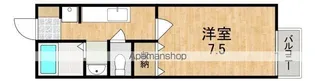 ヴィラ祝園【1階】の間取り