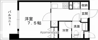 レジディア熊本辛島【5階】の間取り