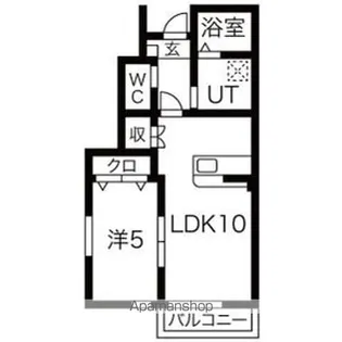 KSK北上Ⅰ【1階】の間取り
