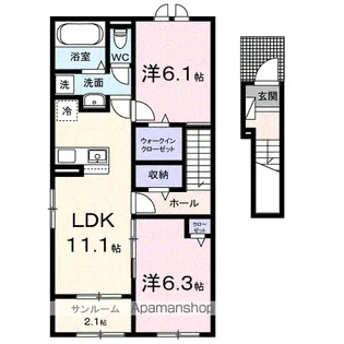 ホップⅣ【2階】の間取り