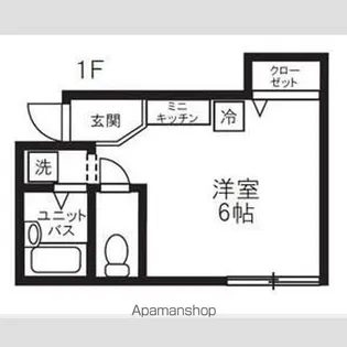 スタジオ成増【1階】の間取り