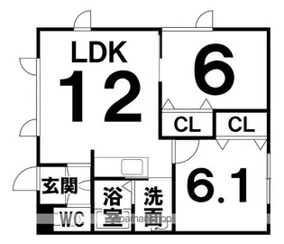 ハイツNK【2階】の間取り