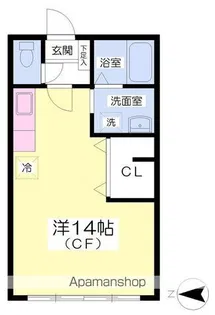 コーポ蓮沼【2階】の間取り