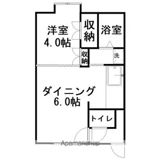 ビューポイントA【1階】の間取り
