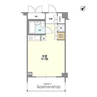 パティオス1番街【2階】の間取り