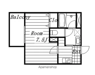 CITY SPIRE 名古屋本陣【5階】の間取り